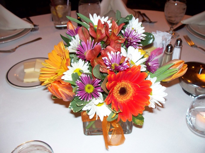 Rehearsal dinner centerpieces